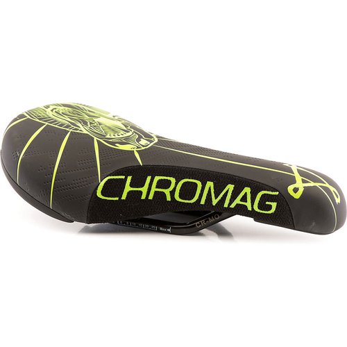 Chromag Overture MTB Sattel - Schwarz - Tight Grün}  - 136mm Wide