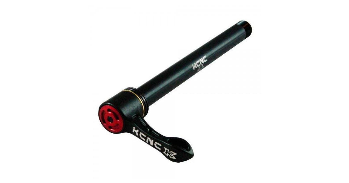 KCNC Axe Traversant Quick Release 15x110 Mm Fox - Noir - Facile Et Rapide Pour VTT