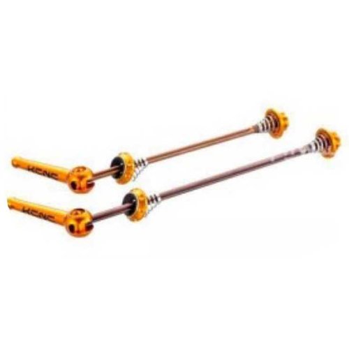 Kcnc Grooving Skewers With Ti Axle Mtb Set Closure Gelb