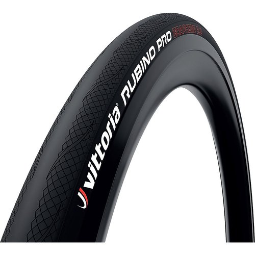 VITTORIA Rubino Pro IV G2.0 Road Tyre - Tubeless - Full Black}  - 700c}