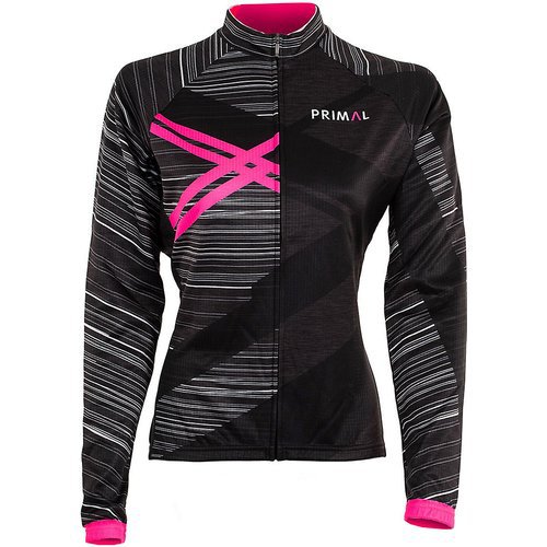 Maillot Cyclisme Femme Primal XS, Bike New York, Full Zip, Poches Dos