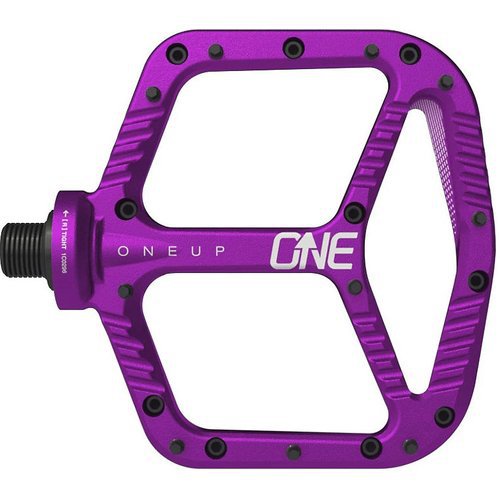 OneUp Components Aluminium MTB Plattformpedale - Lila