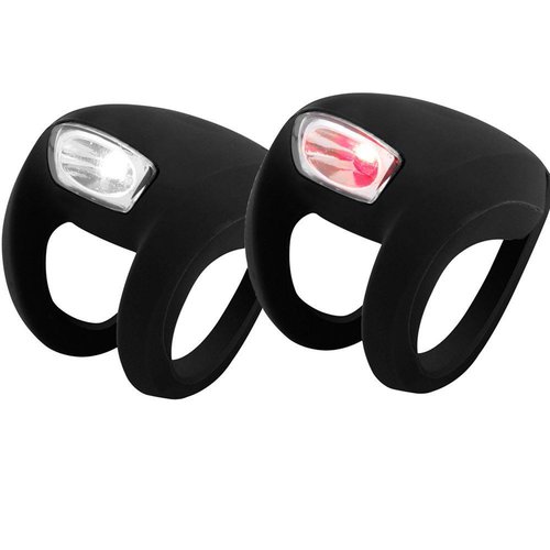 Knog Frog Strobe Light Set Schwarz