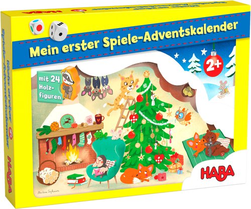 HABA Adventskalender Mein erster Spiele-Adventskalender - Weihnachten in der Bärenhöhle, ab 2 Jahren