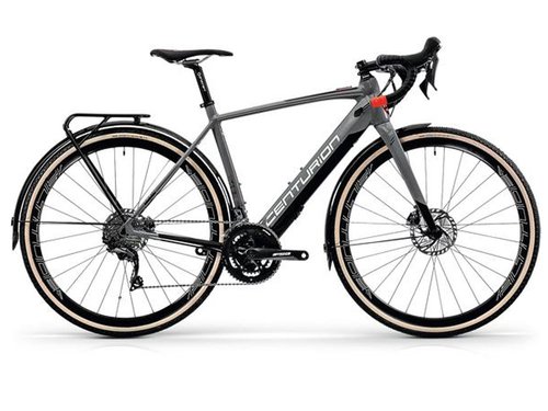 Centurion Overdrive Gravel Z4000 GT (250Wh) Rennrad eBike 28'' (hell grau / schwarz / rot