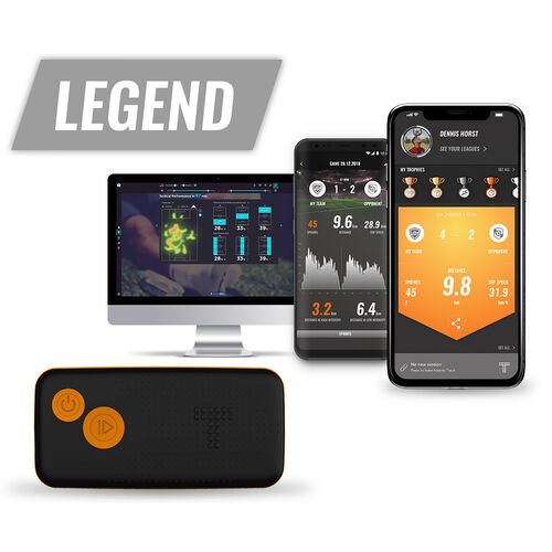 Tracktics Tracktics GPS Fußball Tracker, schwarz