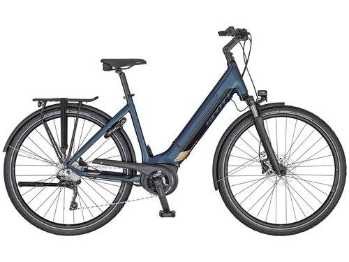 Scott Sub Tour eRIDE 10 (500Wh) City E-Bike 28'' (schwarz / blau /