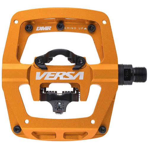 DMR Versa Dual Sided Flat and SPD Pedal - Orange}