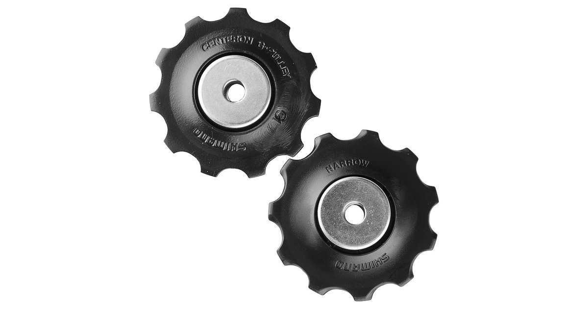 Shimano RD-M430 Alivio 9 Speed Jockey Wheels - Schwarz}