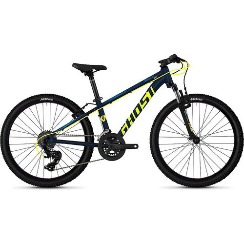 Ghost Kato 2.4 Kinderfahrrad 2020 - Blau - Gelb  - 24"