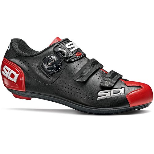 Sidi Alba 2 Road Shoes - Schwarz/Rot  - EU 45
