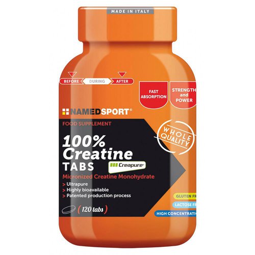 Named Sport 100 Creatine 120 Units Neutral Flavour Tablets Orange