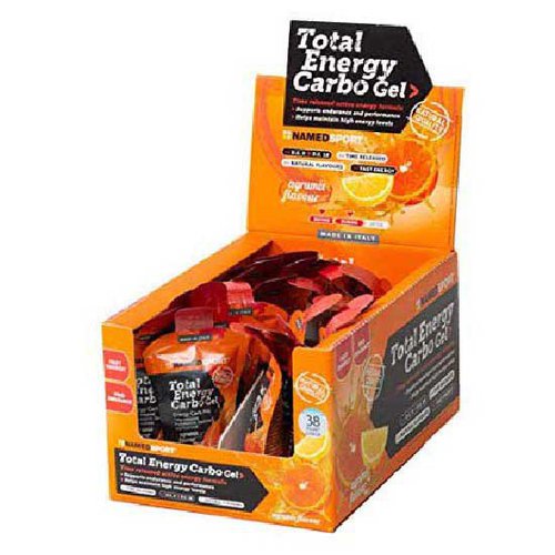Named Sport Total Energy Carbo 40ml 24 Units Agrumix Energy Gels Box Mehrfarbig