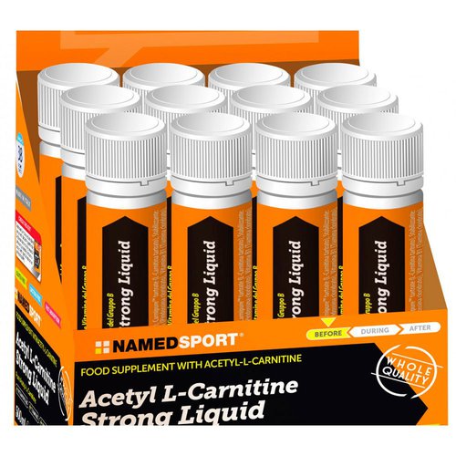 Named Sport Acetyl L-carnitine Strong Liquid 25ml 20 Units Neutral Flavour Vials Box Mehrfarbig