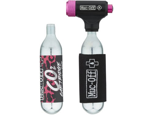 Muc Off Road Inflator CO2 Pumpe + 2 x CO2 Kartusche