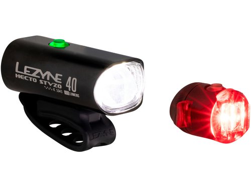 Lezyne Hecto Drive 40 Frontlicht + Femto Rücklicht Beleuchtungsset mit StVZO