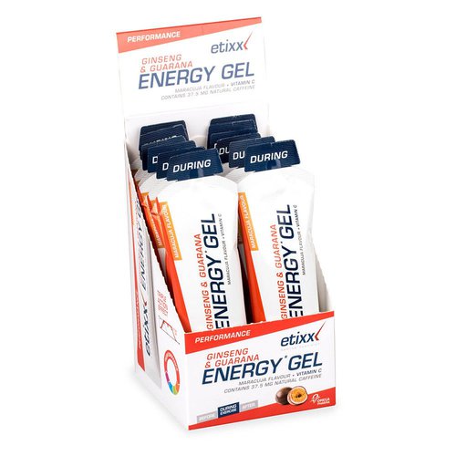 Etixx Ginsengguarana Schachtel Mit Energiegelen Maracuja 12 Einheiten