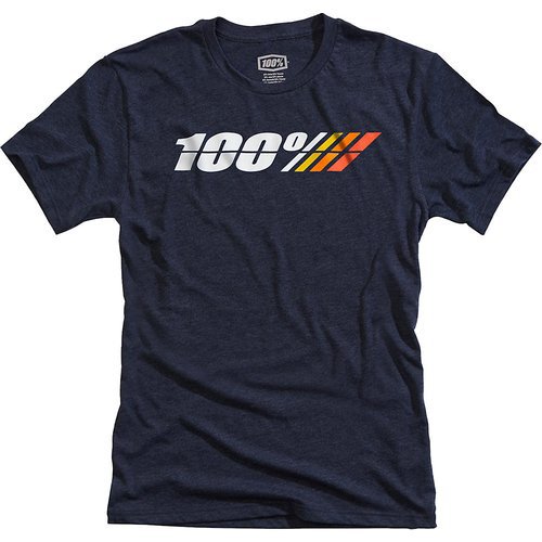 100% Youth Motorrad T-Shirt  - Navy
