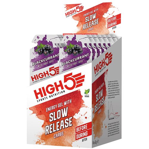 HIGH5 Energy Gel with Slow Release (14 x 62g) - 14x62g