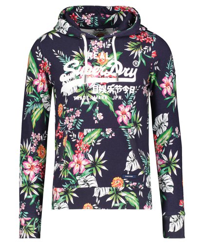Superdry Damen Sweatshirt mit Kapuze "VL AOP UB Hood"