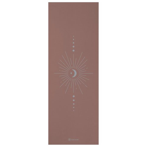 Gaiam 5 mm Classic Printed Yoga Mat Gr 61 x 173 x 0,5 cm braun