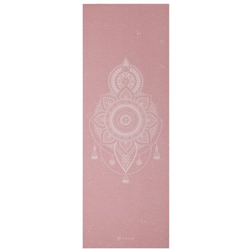 Gaiam 5 mm Classic Printed Yoga Mat Gr 61 x 173 x 0,5 cm rosa