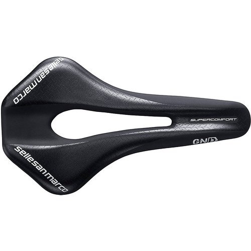 Selle San Marco GND Supercomfort Open-Fit Dynamic Saddle - Schwarz/Schwarz  - Wide (L3)