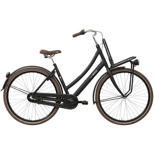 Van Tuyl Damen Porter RN3 Extra Urban Fahrrad - Schwarz}  - 50cm (19.5")}
