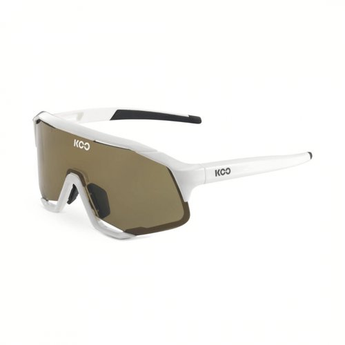 Koo Demos Brille Weiß Braun Linse