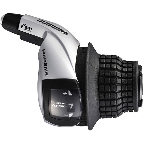 Shimano Tourney RS45 Revoshift 7 Speed Shifter - Schwarz - Silber}  - Right Hand}