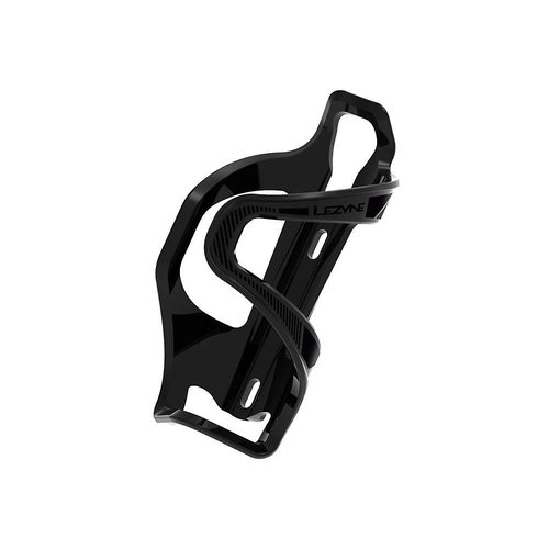 LEZYNE Flow Bike Bottle Cage Side Load (Left) Schwarz}