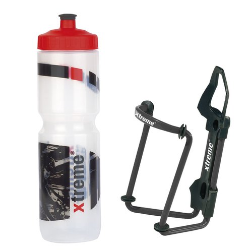 Xtreme Set 1L Trinkflasche + Multicage Flaschenhalter