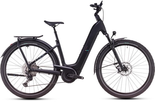 Cube Kathmandu Hybrid EXC 800 Easy Entry E-Bike Trekking Pedelec schwarz 2025 54cm 177-183cm  E-Trekkingbikes