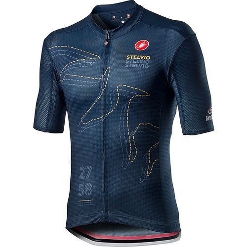 Castelli Giro Stelvio Jersey  - Savile Blue