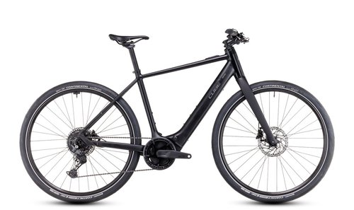 Cube Editor Hybrid Pro 400X Pedelec E-Bike City Fahrrad schwarz 2024 54cm 177-183cm  E-Citybikes