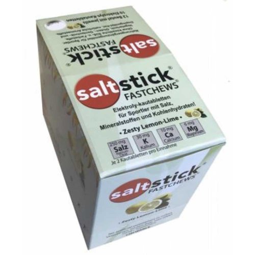 Saltstick Fastchews 12x10 Units Lemonlime Beige