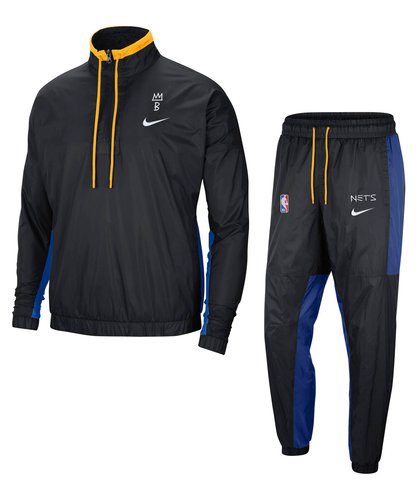 Nike Herren Basketball Trainingsanzug "NBA Brooklyn Nets City Edition Courtside" 2-teilig