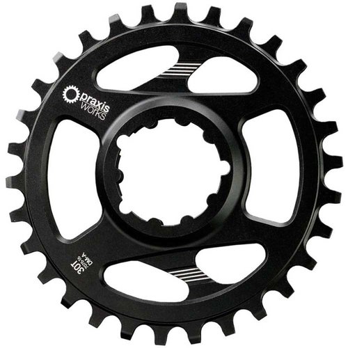 Praxis Mountain Ring Direct Mount Chainring Schwarz 38t