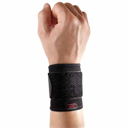 Mc David Wrist Sleeveadjustableelastic Wristband Schwarz L-XL