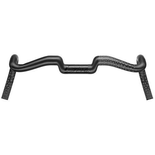 Deda Elementi Gera Carbon Gravel Bike Lenker - Polished On Black}  - 44cm
