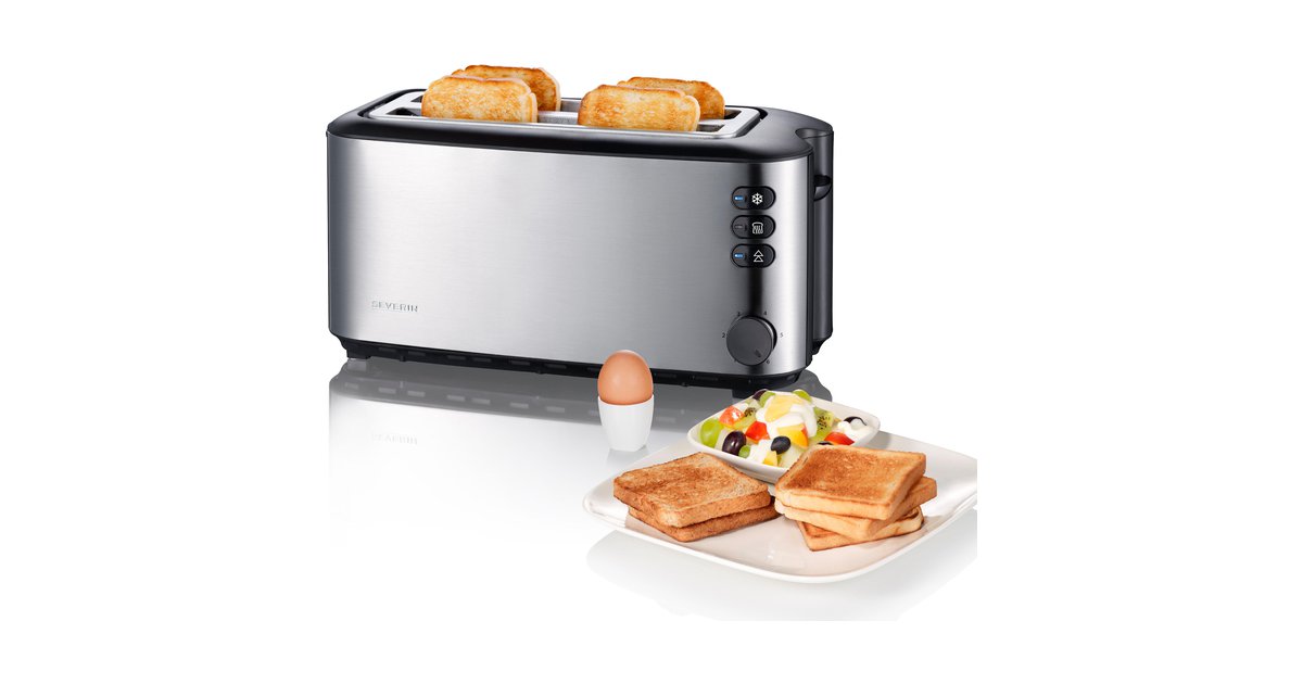 Severin Toaster AT 2509, 2 lange Schlitze, 1400 W, hochwertiger