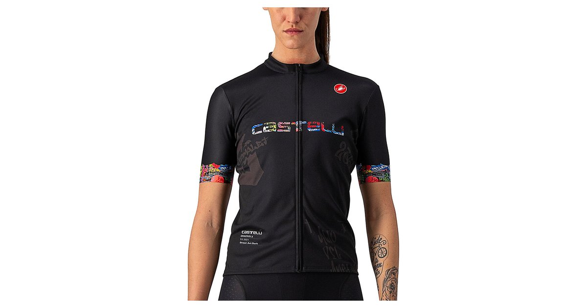 Castelli graffiti dark jersey sale