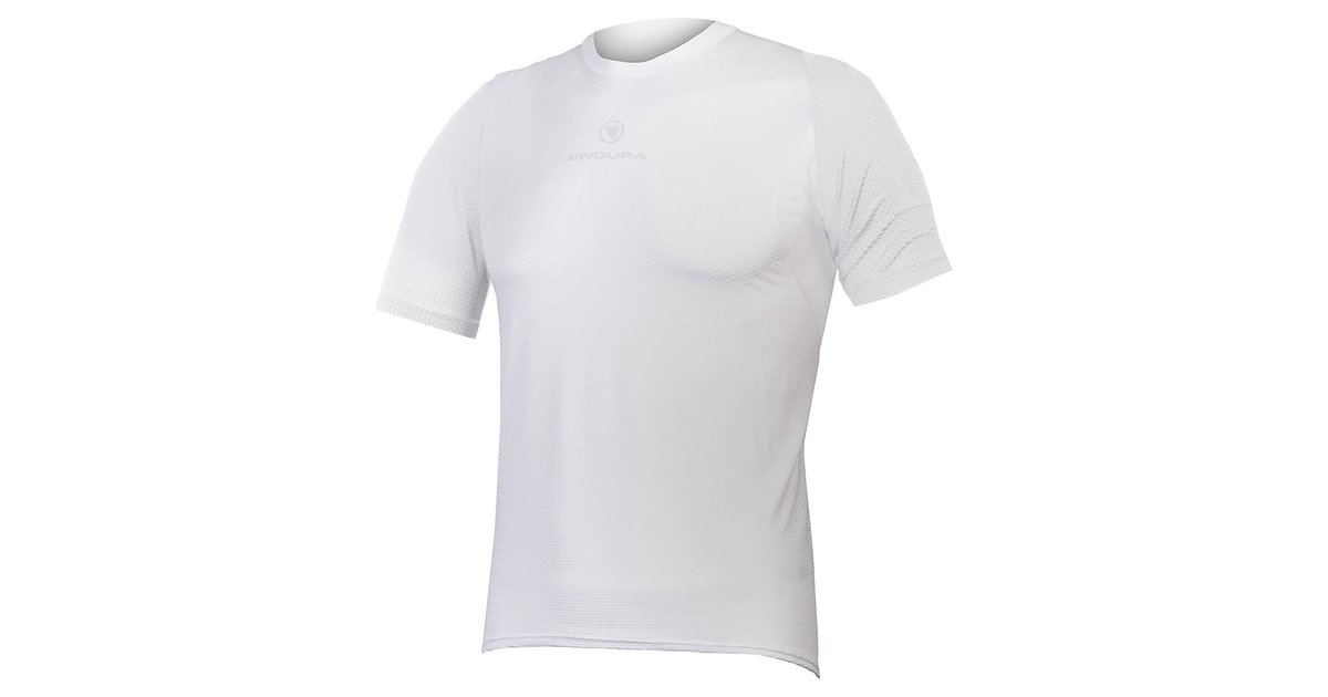 Endura Translite Short Sleeve Base Layer II Weiß} S}