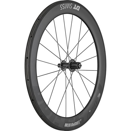 DT Swiss RRC 65 Dicut Carbon Tubular Rear Wheel - Schwarz  - Shimano/SRAM