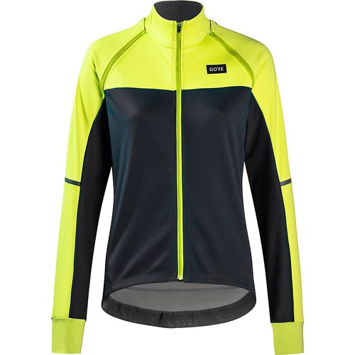 GORE Women's Phantom Cycling Jacket BlackNeon Yellow} 34}