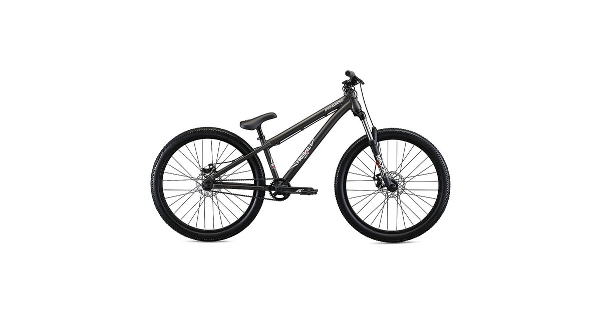 Mongoose Fireball Moto Dirt Jump Bike 2022 Grau} 26"}