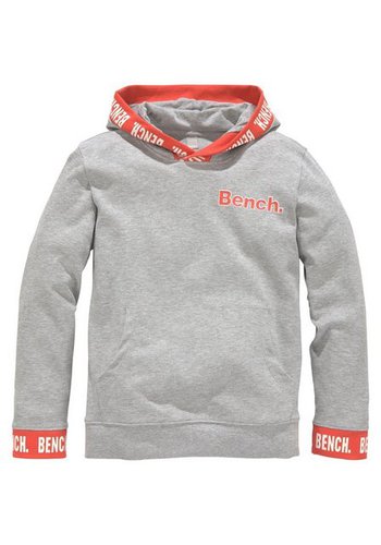 Bench. Sweatshirt mit Logo-Strickbündchen