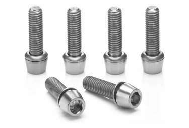 Ritchey titan vorbauschrauben set silber  6 schrauben