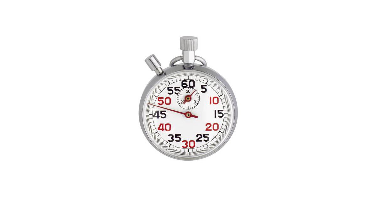 Time Stops With You TFA Dostmann Mechanical Stopwatch