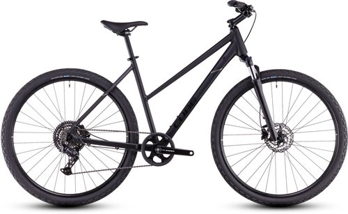 Cube Nature One Trapeze Cross Trekking Fahrrad schwarz 2025 54cm 175-183cm  Cross Trekkingräder